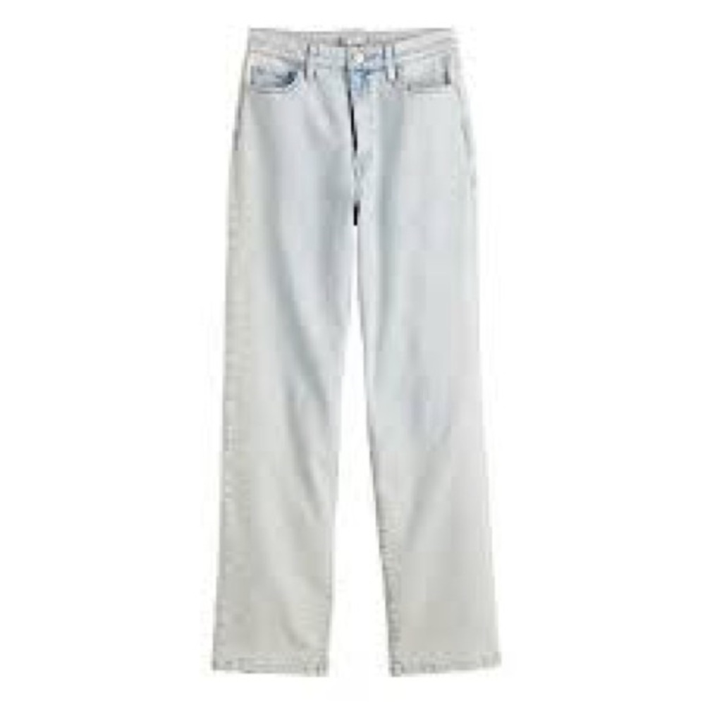 SO light wash Highest rise Baggy dad denim